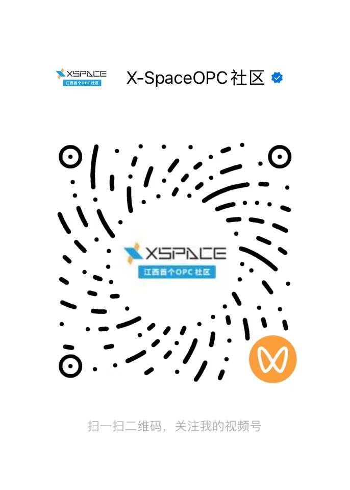 X-SpaceOPC 社区视频号二维码